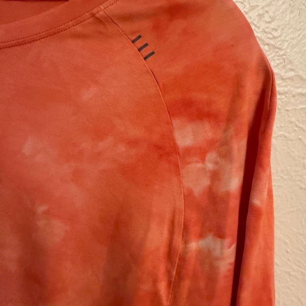 lululemon athletica Men's Orange Tie-Dye Tee - Picture 5 of 10